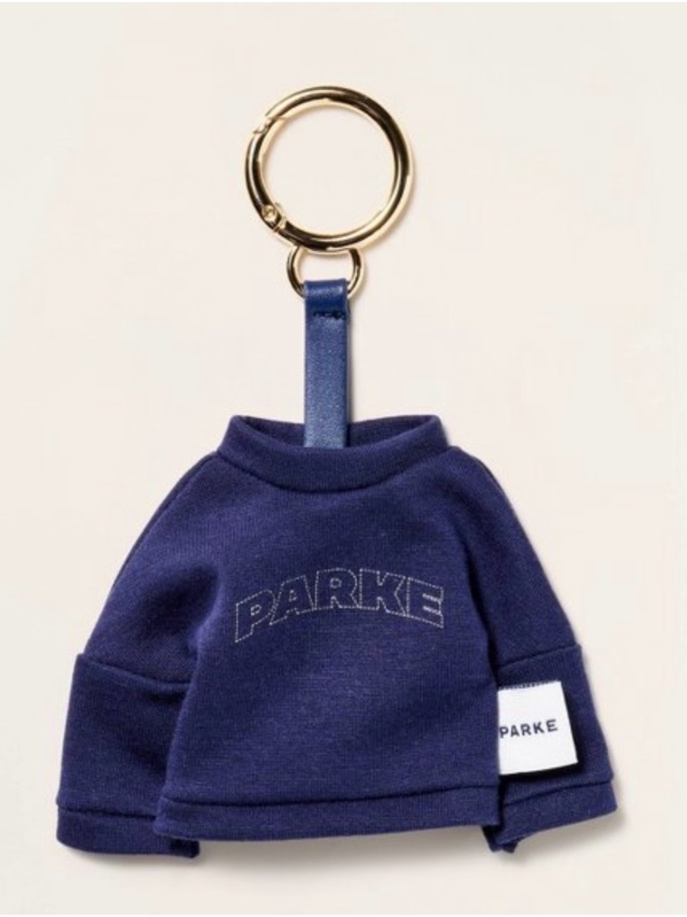 Parke X Target 🎯 Limited Edition Navy Sweatshirt Bag Keychain, Super Cute !! 🥰
